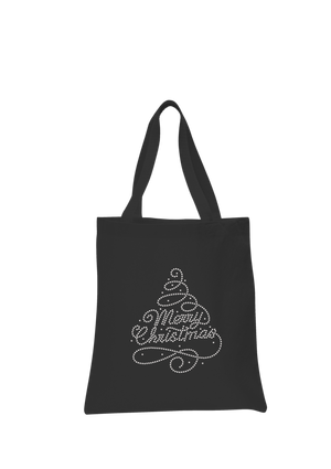 Merry Christmas Tree Tote Bag - varsanystore