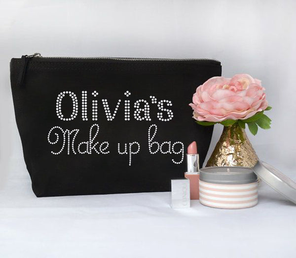Personalised Make Up Bag - Black