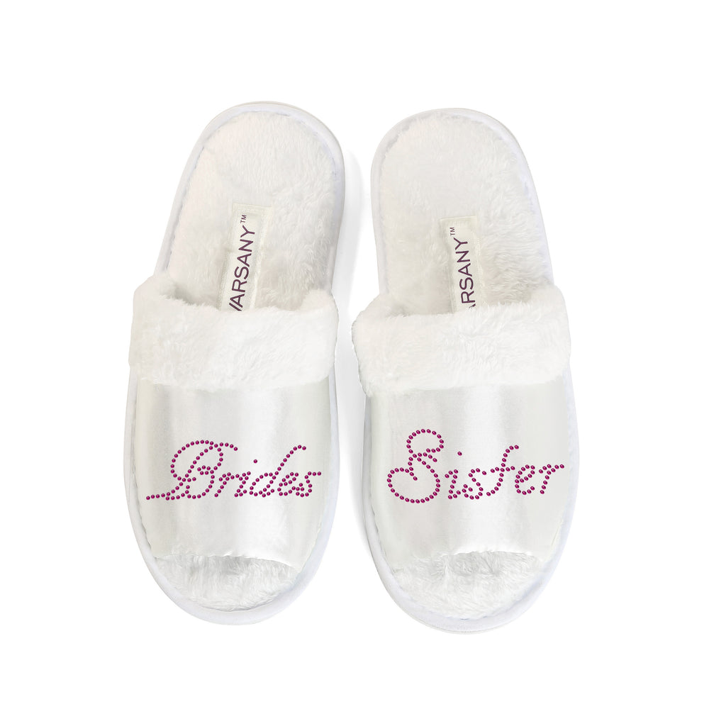 Brides Sister Party Spa Open Toe Slippers - varsanystore