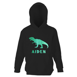 Personalised T-Rex Dinosaur Hoodie - varsanystore