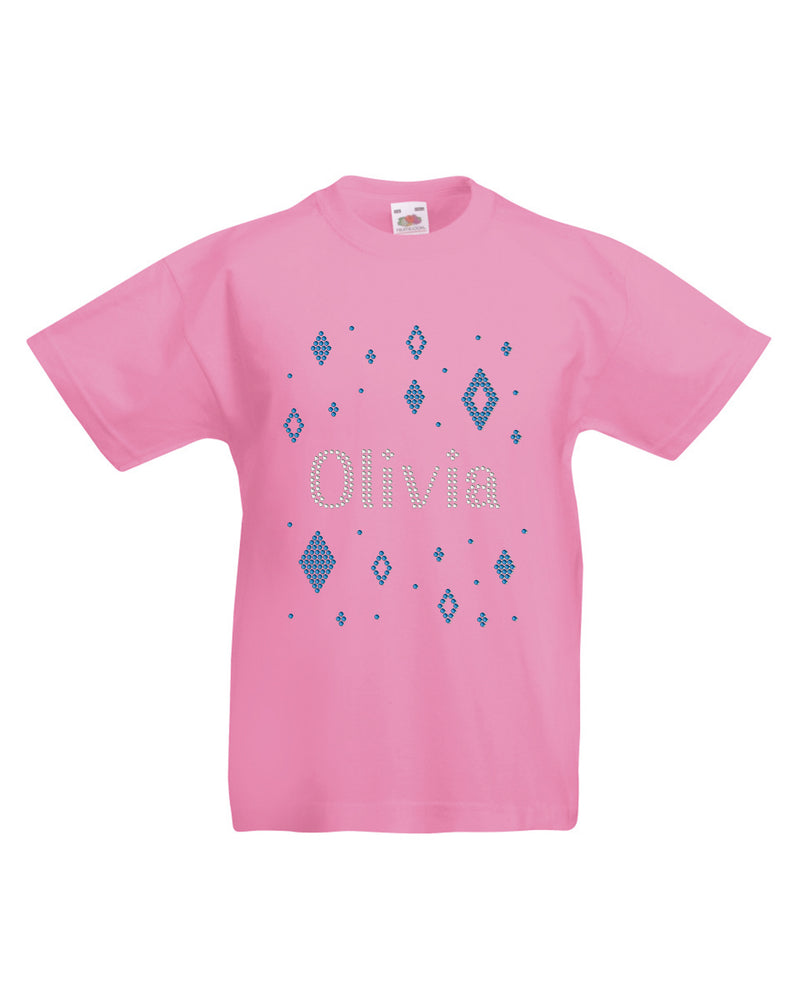 Personalised Diamond Splatter T-Shirt - varsanystore