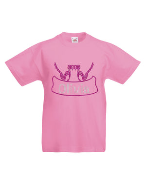 Personalised Girls Scroll T-Shirt - varsanystore