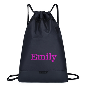 Personalised Children s Kids Boy Girl PE Bag Gymsack Bag Sports Bag Gym Kit Bag Drawstring Bag Cinch Gym Bag Perfect for Back to School