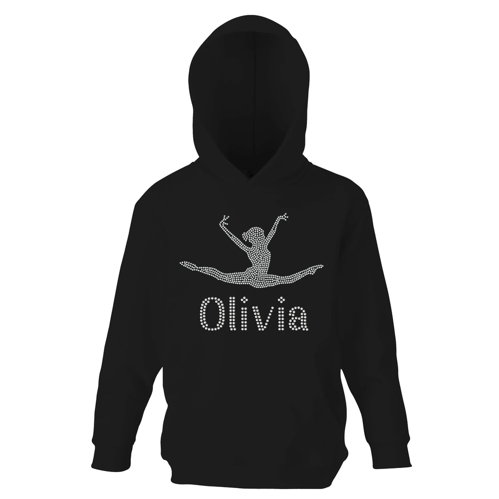 Personalised Girls Jump Splits Hoodie - Varsany