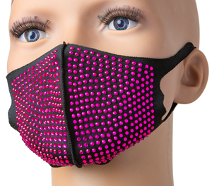 Kids & Adults Rhinestone Fashion Face Mask - varsanystore