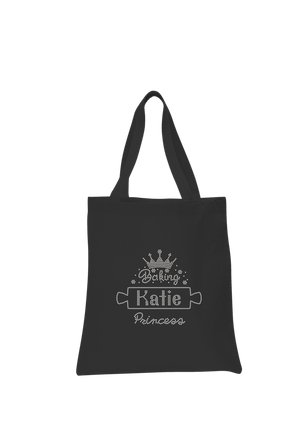 Personalised Baking Princess Tote Bag - varsanystore