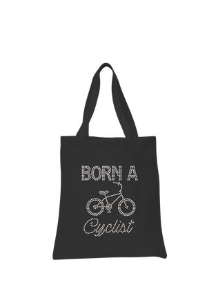 Born a Cyclist Tote Bag - varsanystore