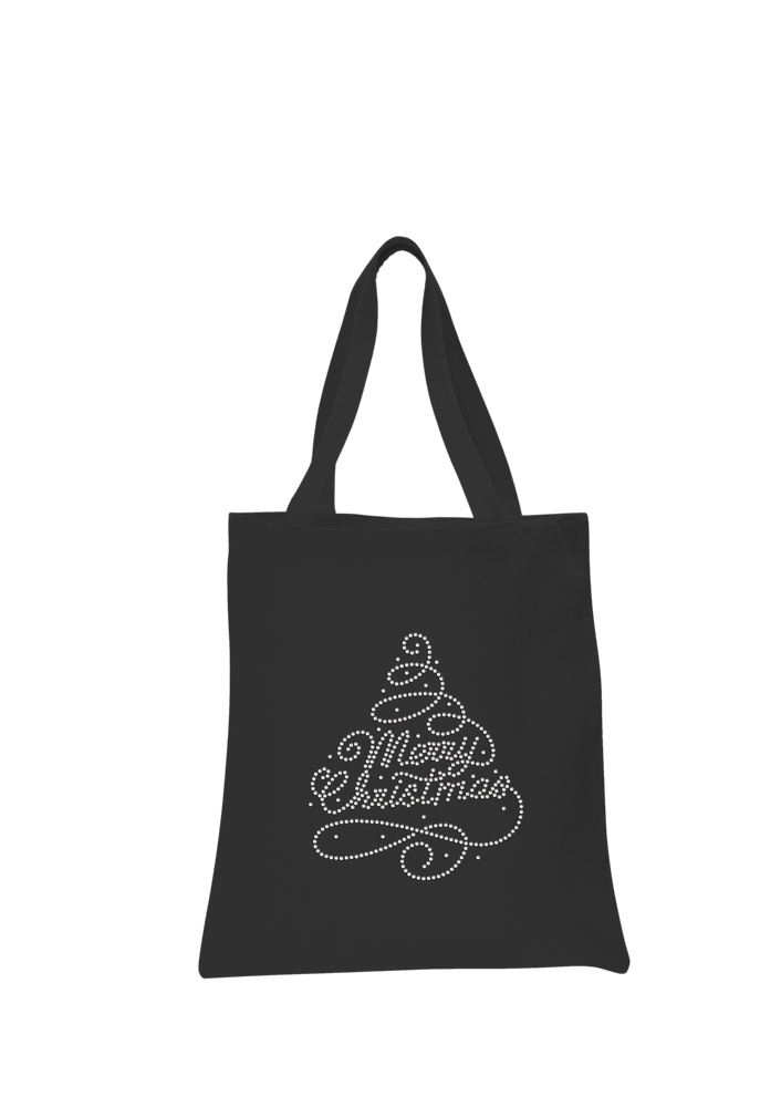 Merry Christmas Tree Tote Bag - varsanystore