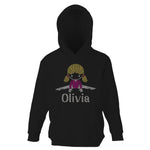 Personalised Girls Straddle Hoodie - varsanystore