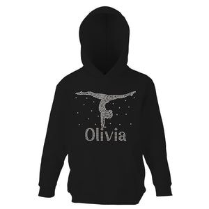 Personalised Girls Hand Stand Hoodie - varsanystore