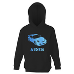 Personalised Boys Racing Car Hoodie - varsanystore