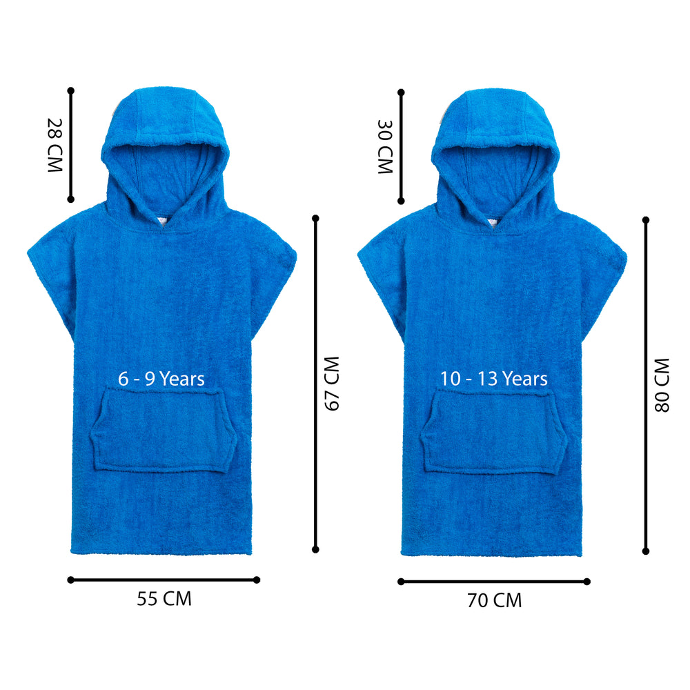 Personalised Dinosaur Kids Hooded Towel Poncho - Varsany