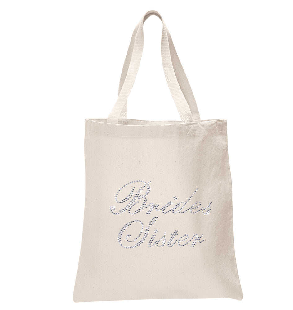 Brides Sister Wedding Tote Bag - varsanystore