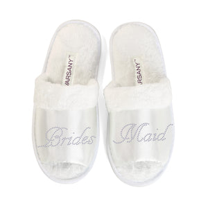 Bridesmaid Party Spa Open Toe Slippers - varsanystore