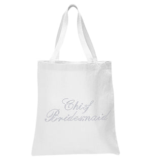 Chief Bridesmaid Wedding Tote Bag - varsanystore