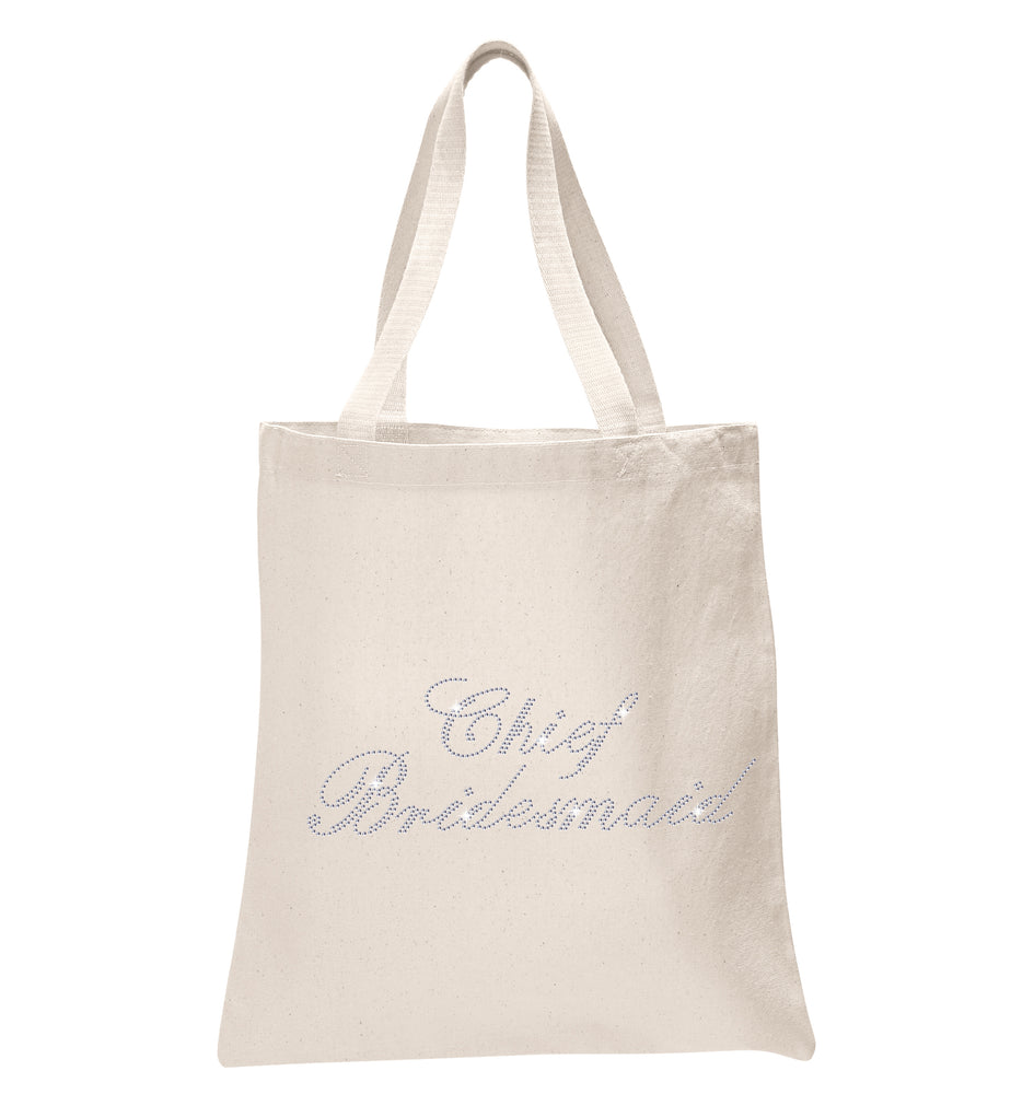 Chief Bridesmaid Wedding Tote Bag - varsanystore