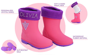 Personalised Girls Wellington Boots - varsanystore