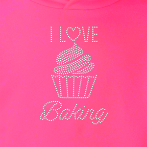 I Love Baking Hoodie - varsanystore