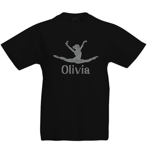Personalised Gymnastic Inspired Jump Split T-Shirt - varsanystore