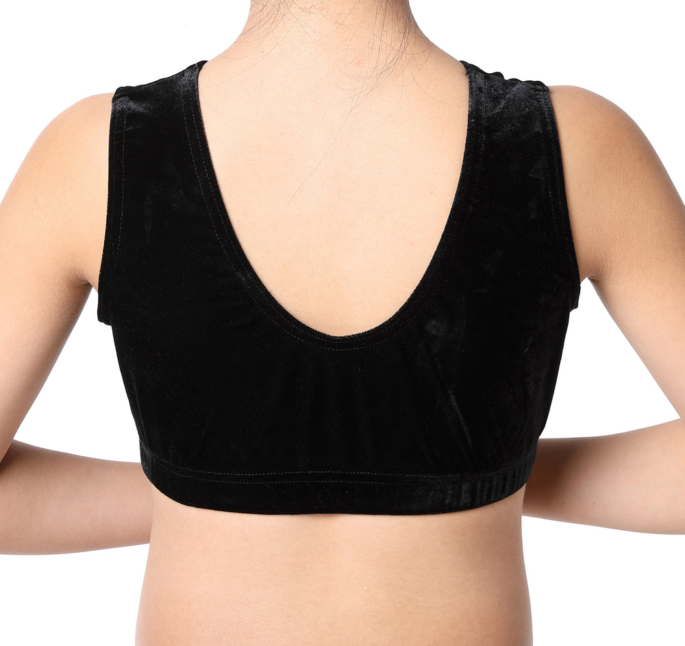 Personalised Girls Black Crop Top - varsanystore