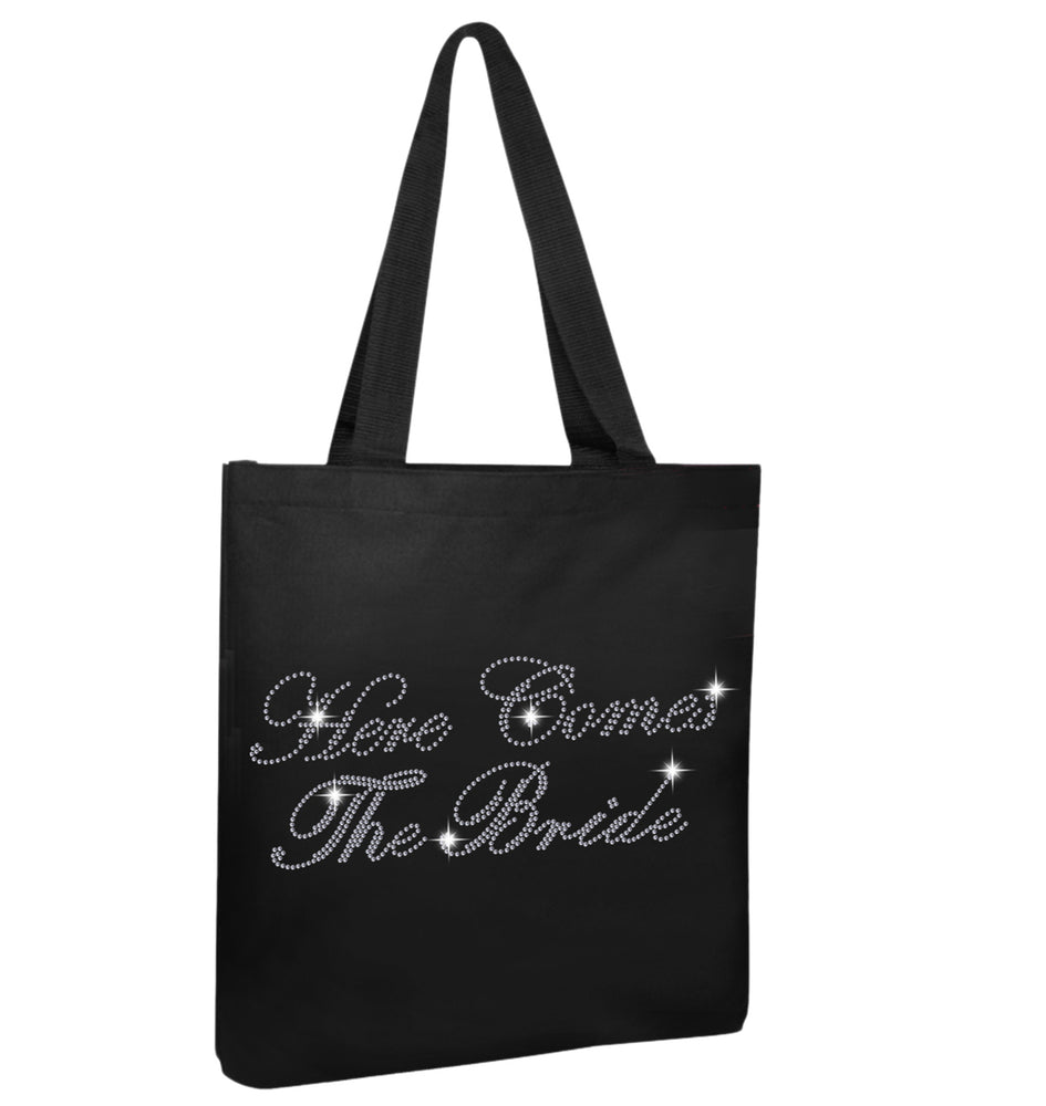 Here Comes The Bride Wedding Tote Bag - varsanystore