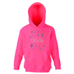 Personalised Girls Diamond Splatter Hoodie - varsanystore