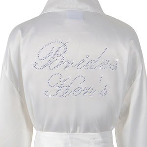 Hen Party Satin Dressing Gown / Bathrobe - varsanystore