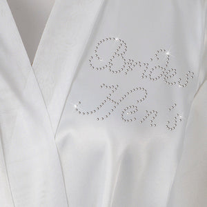 Hen Party Satin Dressing Gown / Bathrobe - varsanystore