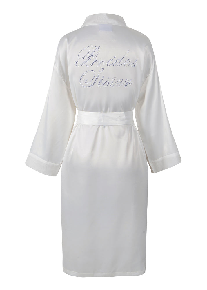 Brides Sister Satin Dressing Gown / Bathrobe - varsanystore