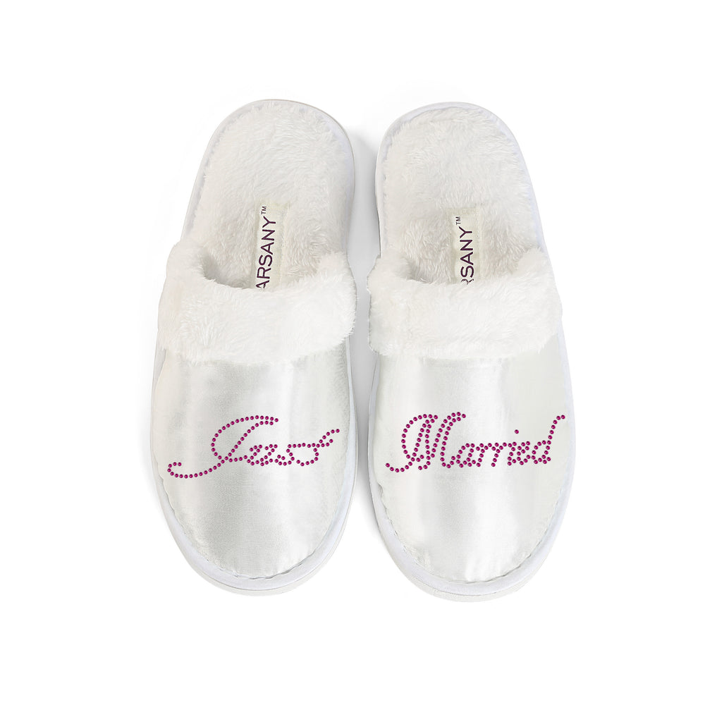 Just Married Spa Slippers - varsanystore