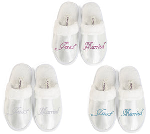 Just Married Spa Slippers - varsanystore