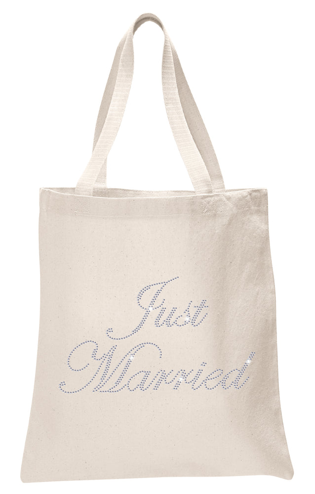 Just Married Wedding Tote Bag - varsanystore