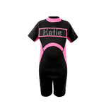 Personalised Girls Swimming Wetsuit - varsanystore