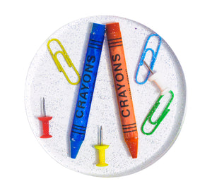 Teacher Coaster, Gift for Teachers from Students - Unique & Thoughtful Gift - Thank You Teacher Gifts - Round Coffee, Tea, Drink Coasters - Varsany