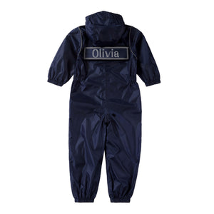 Personalised Girls Waterproof Rain Suit/Coat - Varsany