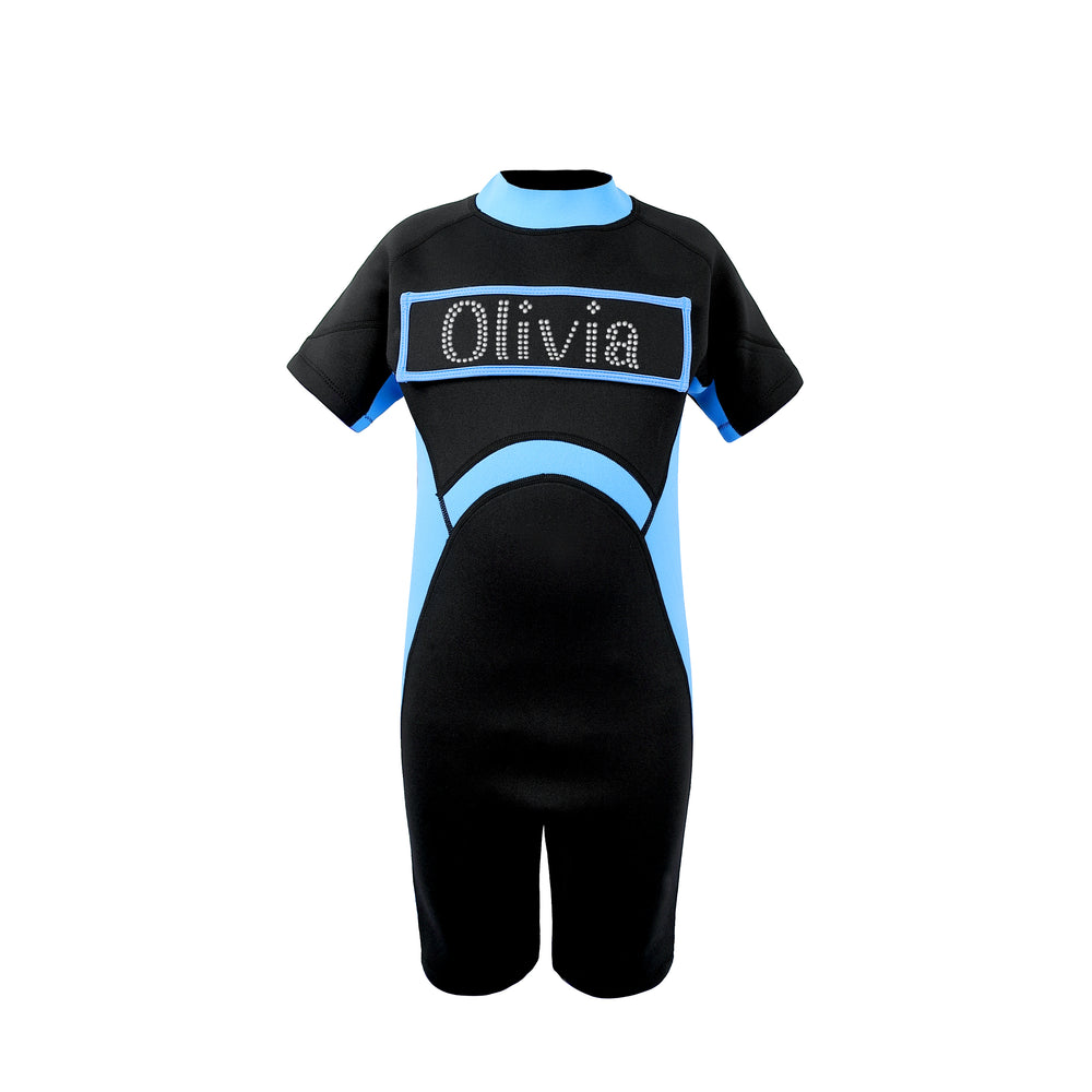 Personalised Girls Swimming Wetsuit - varsanystore