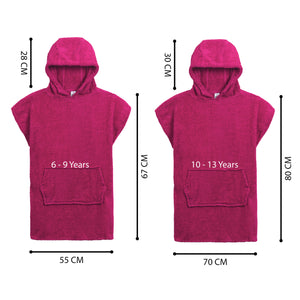 Personalised Girls Big Letter Hooded Towel - Varsany