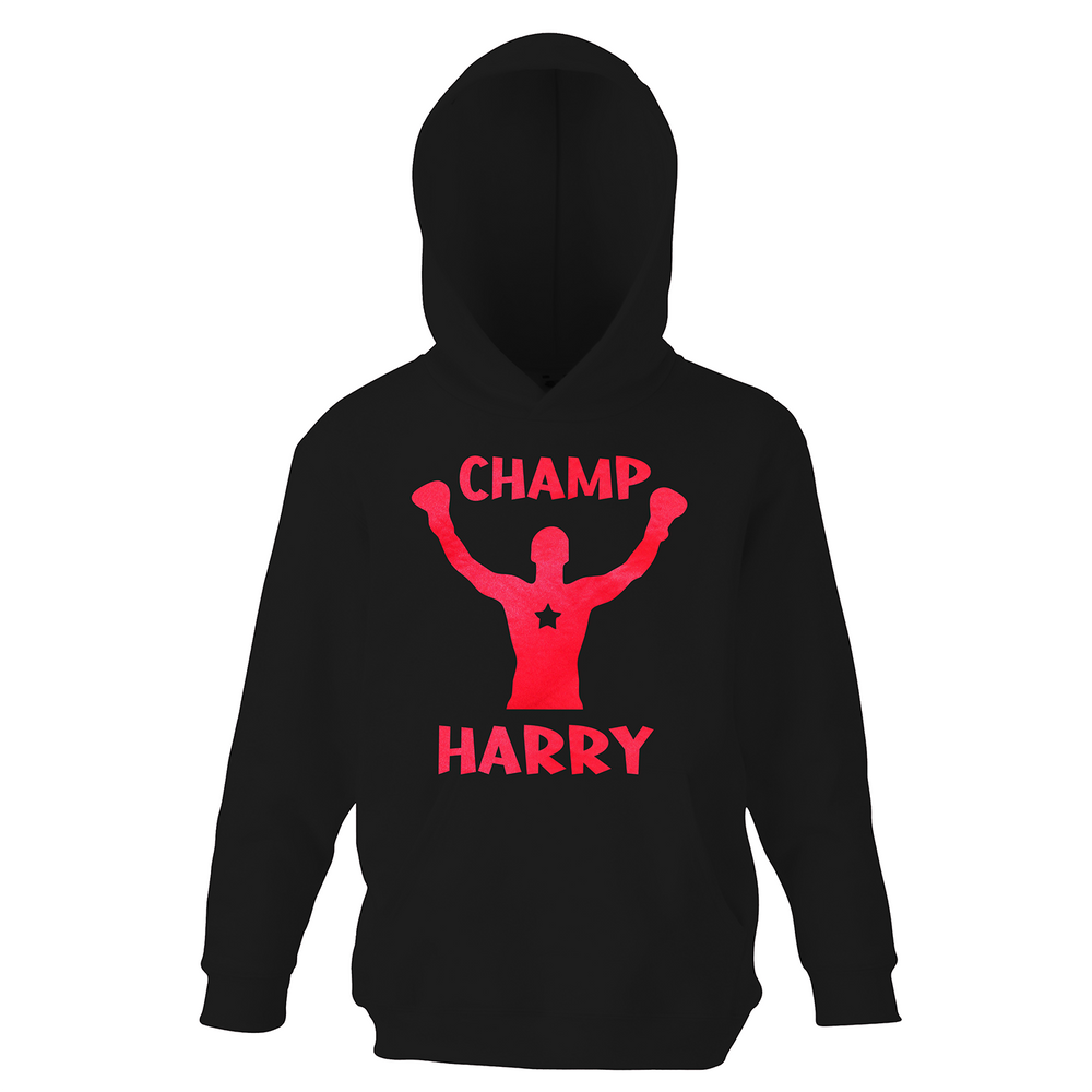 Personalised Boys Boxing Champ Hoodie - varsanystore