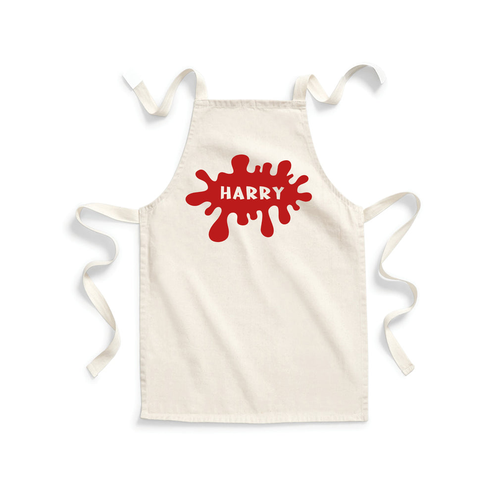 Personalised Kids Splatter Apron - Varsany