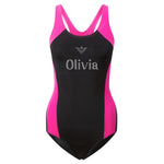 Personalised Girls Swimming Swimsuit - varsanystore