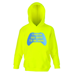 Personalised I Paused My Game To Be Here Boys Hoodie - varsanystore
