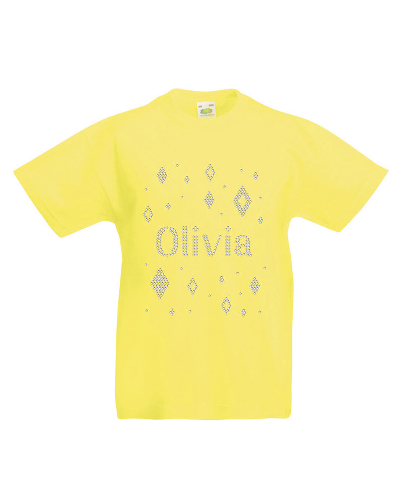 Personalised Diamond Splatter T-Shirt - varsanystore
