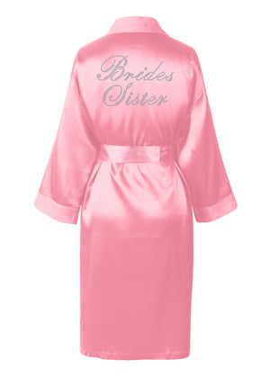 Brides Sister Satin Dressing Gown / Bathrobe - Varsany