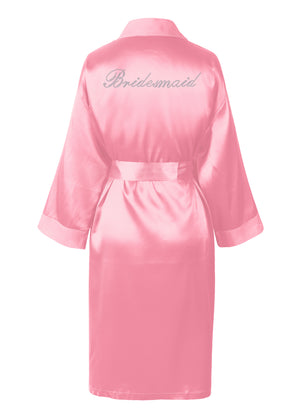 Bridesmaid Satin Dressing Gown / Bathrobe - Varsany