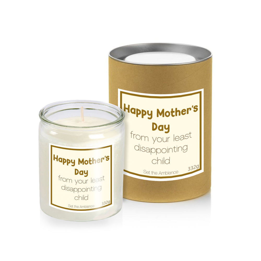 Luxury Hand Poured Vegan Candle, My Favourite Child Bought Me This, Candles Gift, Mothers Day, Novelty Present by Dhruv Creation - Varsany