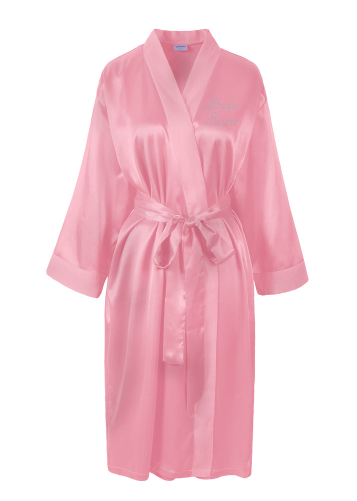 Brides Sister Satin Dressing Gown / Bathrobe - Varsany