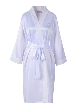 The Bride Satin Dressing Gown / Bathrobe - Varsany