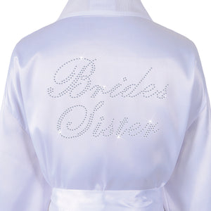 Brides Sister Satin Dressing Gown / Bathrobe - varsanystore