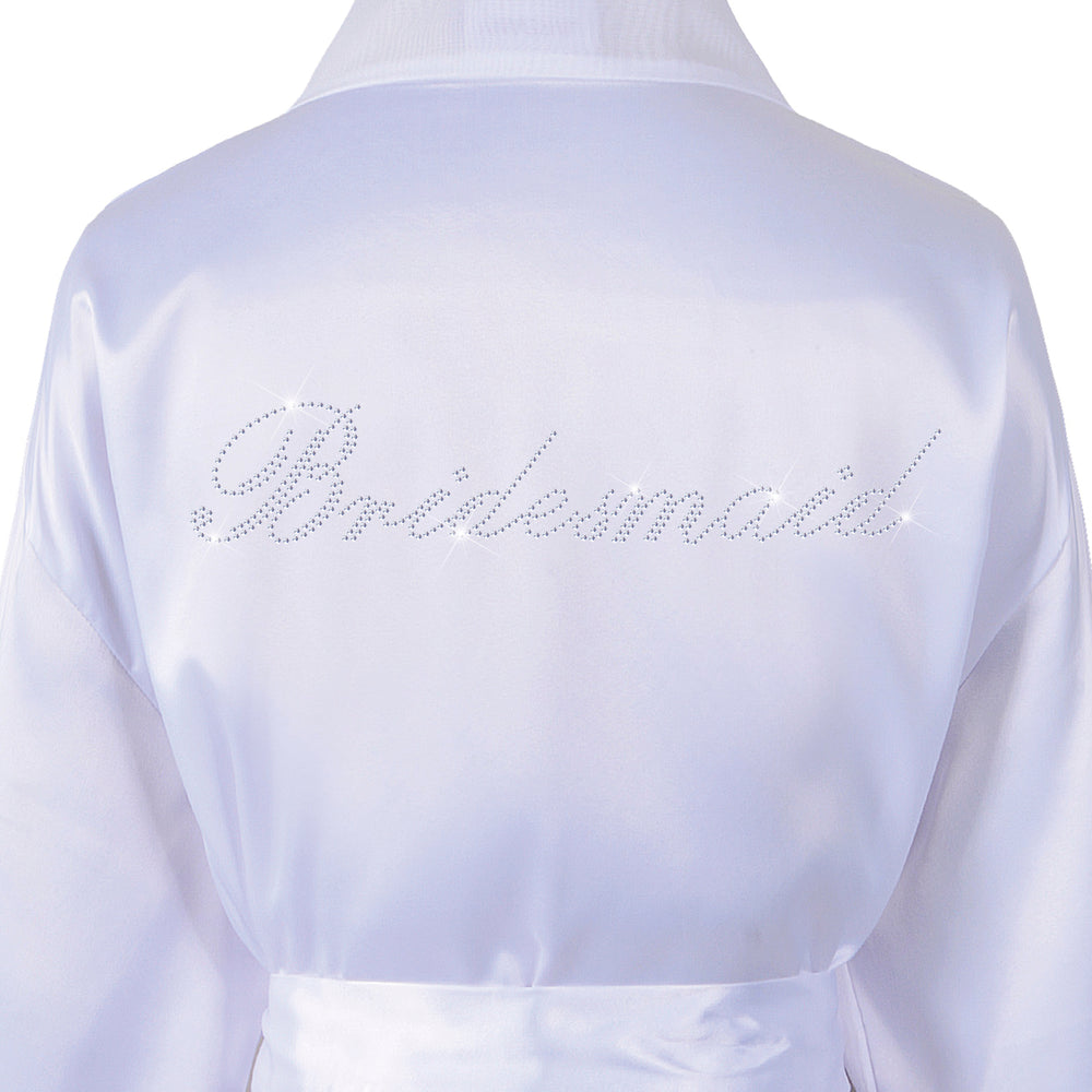 Bridesmaid Satin Dressing Gown / Bathrobe - varsanystore