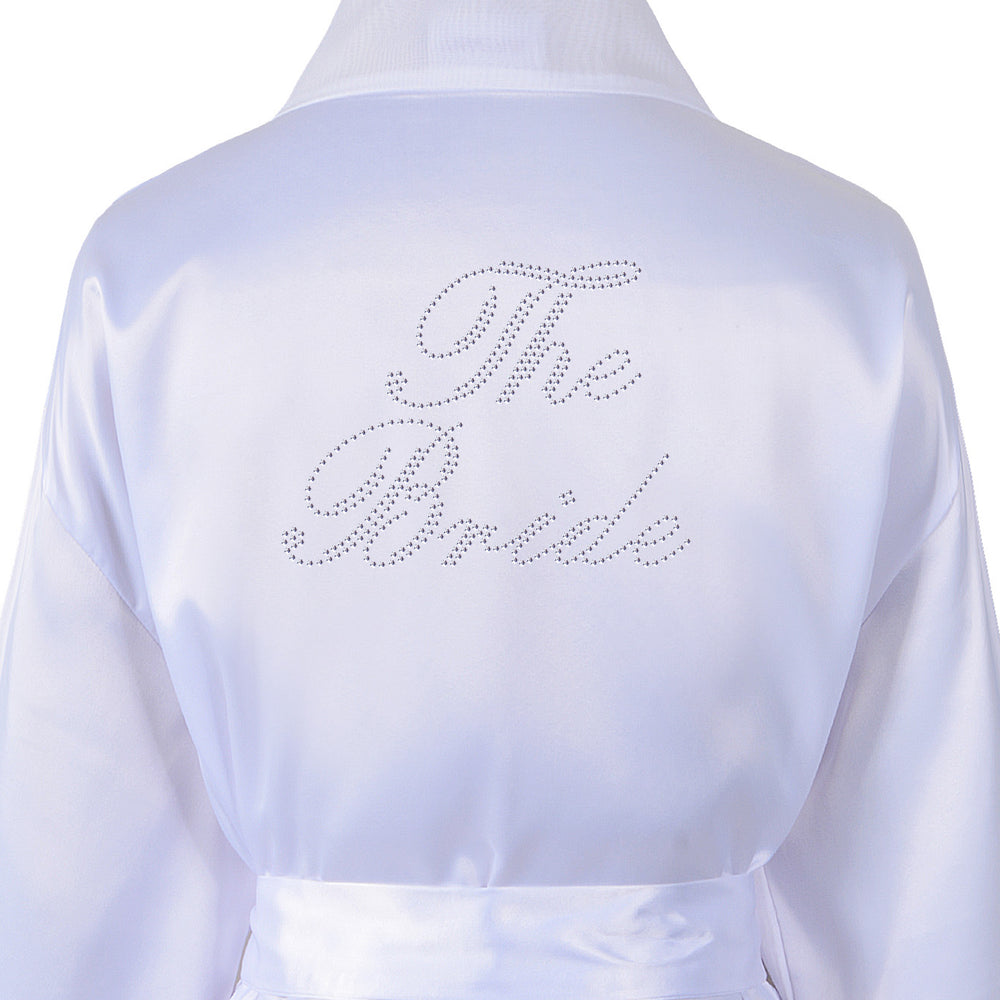 The Bride Satin Dressing Gown / Bathrobe - varsanystore